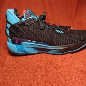 Adidas Dame 7 Ima Visionary Black Blue/Signal Pink G57902 size 9 men's